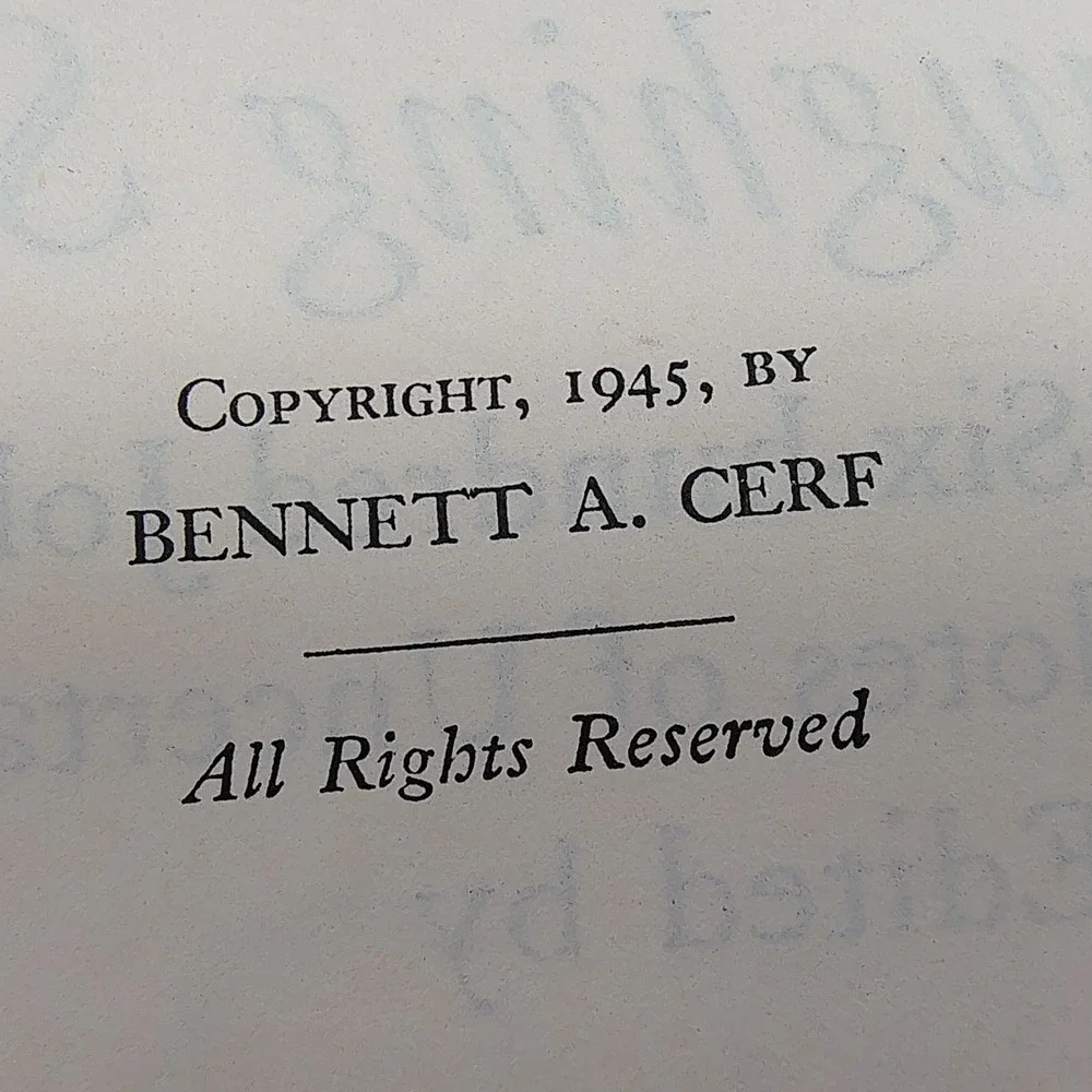 Laughing Stock 1945 Bennett Cerf HC‎ Vtg Humor Book Jokes Anecdotes Carl Rose